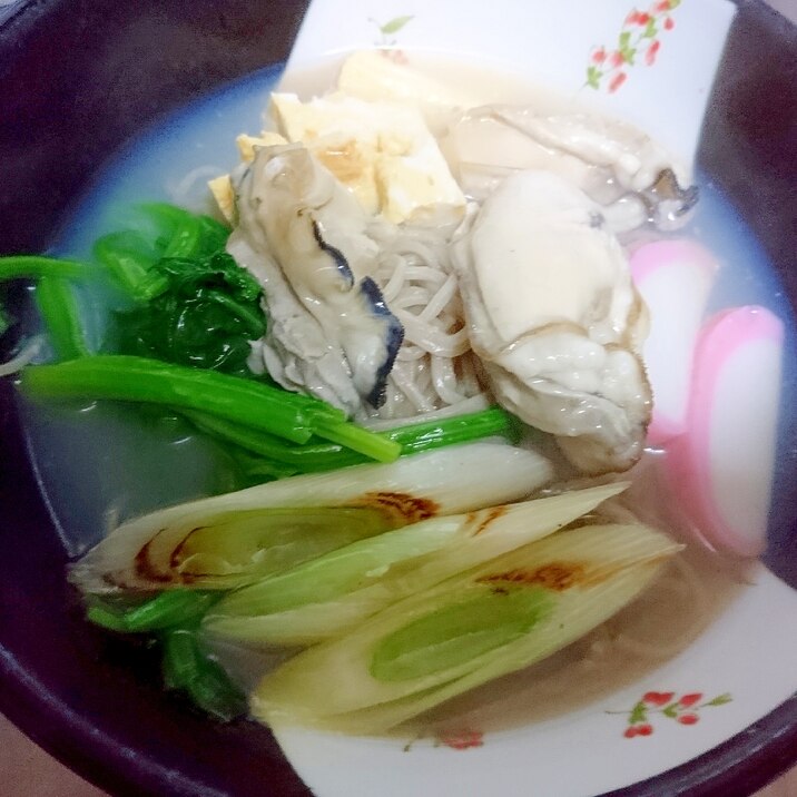 牡蠣蕎麦